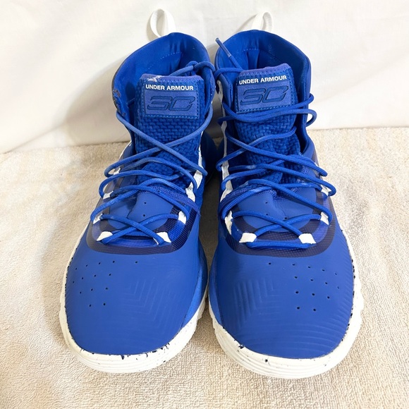 Under Armour Curry 3Zer0 2 Royal Blue size 12.5 MEN’S BASKETBALL SHOES - Picture 8 of 9